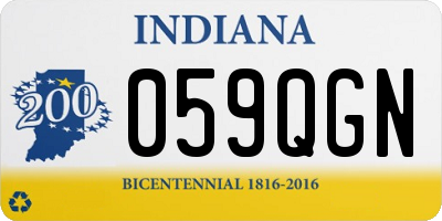 IN license plate 059QGN