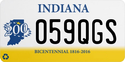IN license plate 059QGS