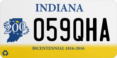 IN license plate 059QHA