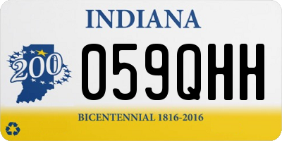 IN license plate 059QHH