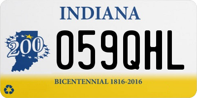 IN license plate 059QHL