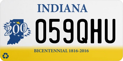 IN license plate 059QHU