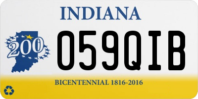 IN license plate 059QIB