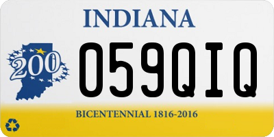 IN license plate 059QIQ