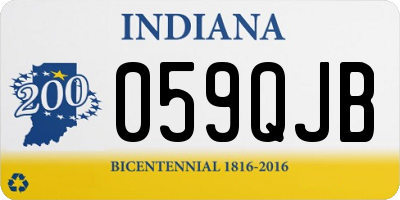 IN license plate 059QJB