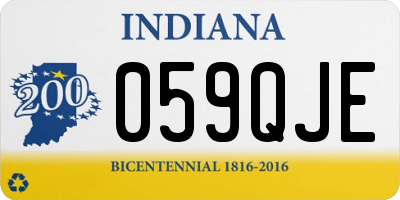IN license plate 059QJE