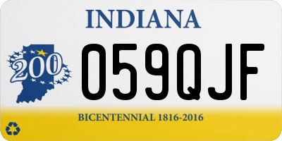 IN license plate 059QJF