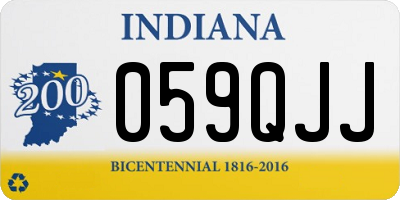 IN license plate 059QJJ