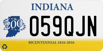 IN license plate 059QJN