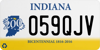 IN license plate 059QJV
