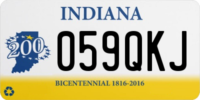 IN license plate 059QKJ
