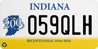 IN license plate 059QLH