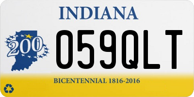 IN license plate 059QLT
