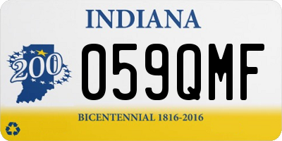 IN license plate 059QMF