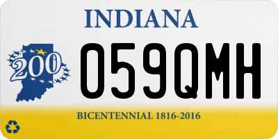 IN license plate 059QMH