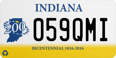 IN license plate 059QMI