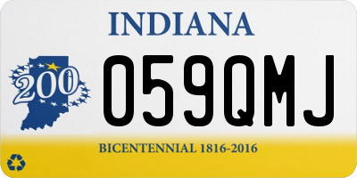 IN license plate 059QMJ