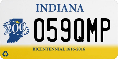 IN license plate 059QMP