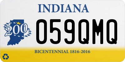 IN license plate 059QMQ