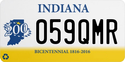 IN license plate 059QMR