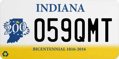 IN license plate 059QMT
