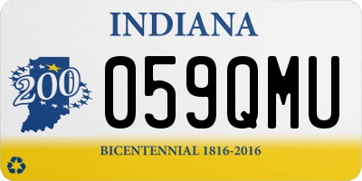 IN license plate 059QMU