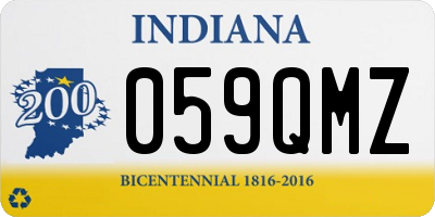 IN license plate 059QMZ
