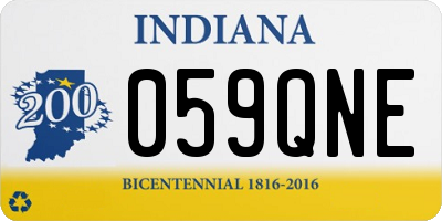IN license plate 059QNE
