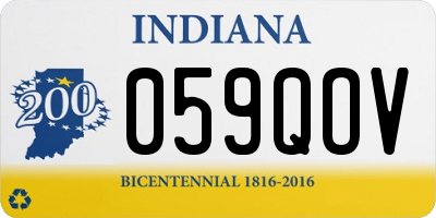 IN license plate 059QOV