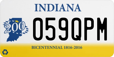 IN license plate 059QPM