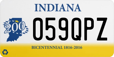 IN license plate 059QPZ