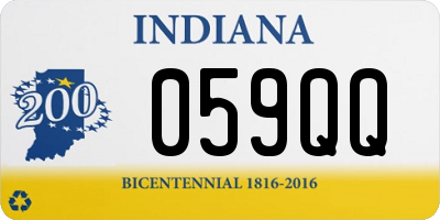 IN license plate 059QQ