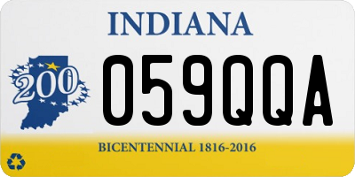 IN license plate 059QQA