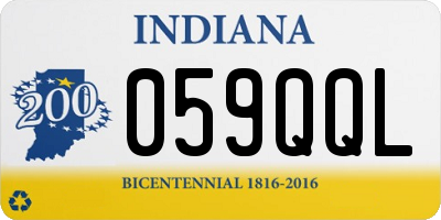 IN license plate 059QQL