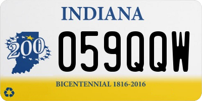 IN license plate 059QQW