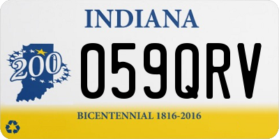 IN license plate 059QRV
