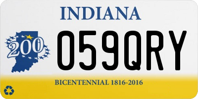 IN license plate 059QRY