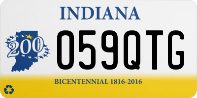 IN license plate 059QTG