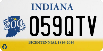 IN license plate 059QTV