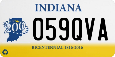 IN license plate 059QVA