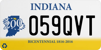 IN license plate 059QVT