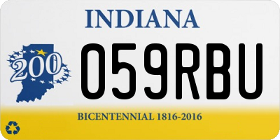 IN license plate 059RBU