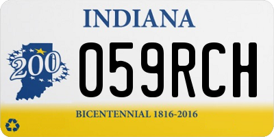 IN license plate 059RCH