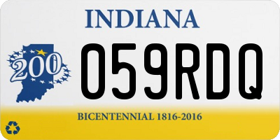 IN license plate 059RDQ