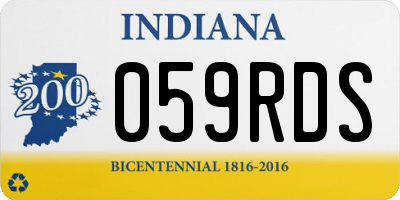 IN license plate 059RDS
