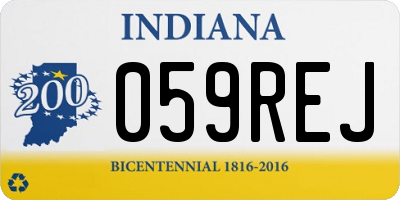 IN license plate 059REJ