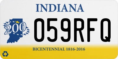 IN license plate 059RFQ