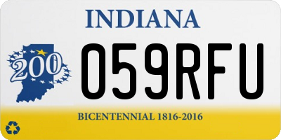 IN license plate 059RFU