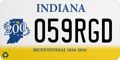 IN license plate 059RGD