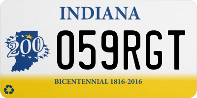 IN license plate 059RGT